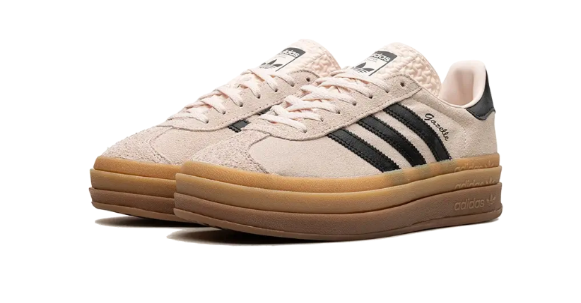 Adidas Gazelle bold wonder quartz black gum womens