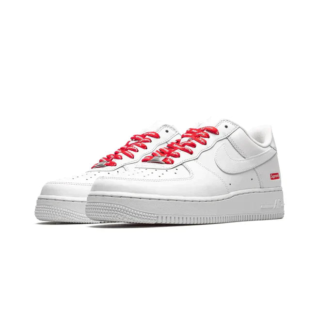 Nike Air Force 1 low supreme box logo white